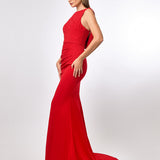 MARTHA COWL BACK GOWN B70D21L