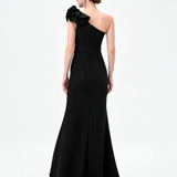 SUE FRILL SHOULDER GOWN BB33D31LW - Black