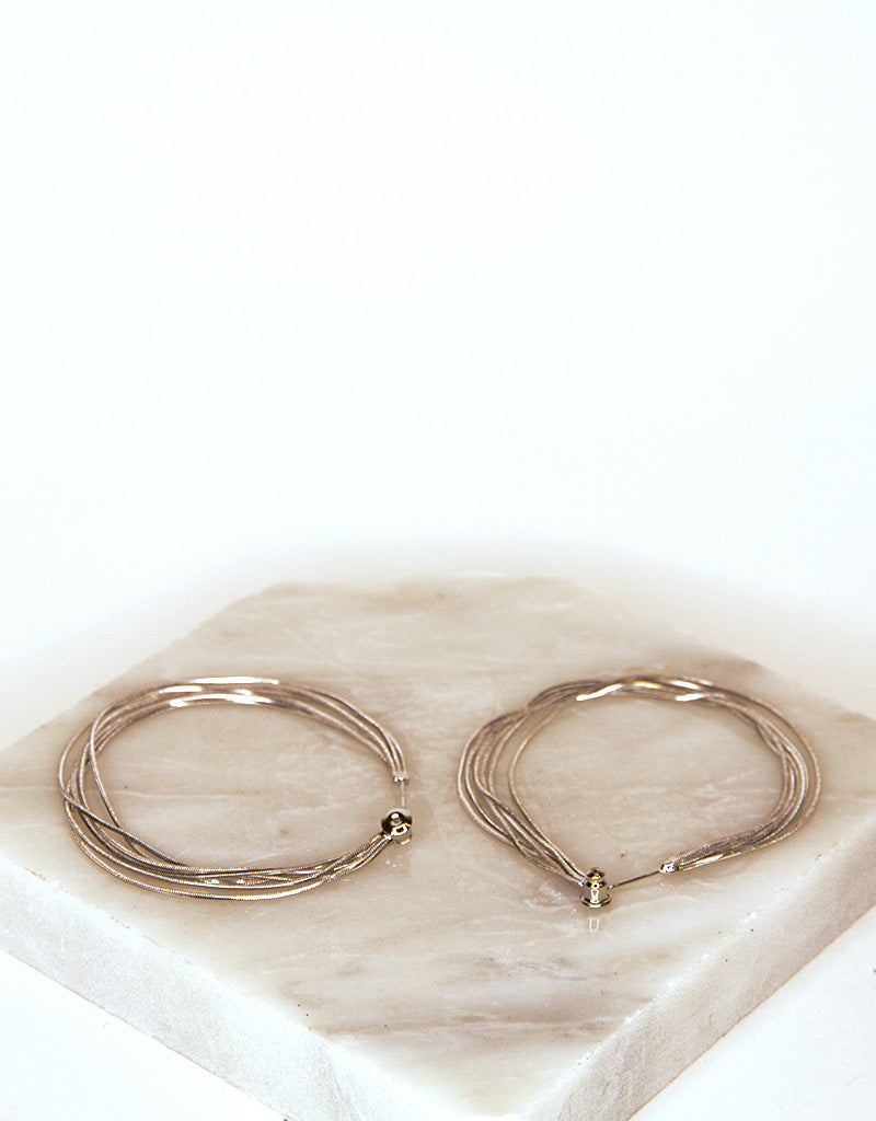 BECCY DANGLE EARRINGS SILVER