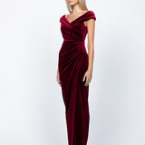 GABBY VELVET MAXI BL55D02L