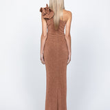 MADE TO ORDER -KRISTI ONE SHOULDER GOWN BL63D29L