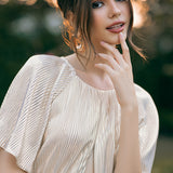 LUCELIA FLUTTER SLEEVE MINI BL58AD19S