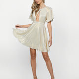 LUCELIA FLUTTER SLEEVE MINI BL58AD19S