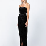 GWEN STRAPLESS CORSET MAXI BL59D16L