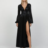 BILLY BLOUSON SLEEVE DRAPED MAXI BL60D12L