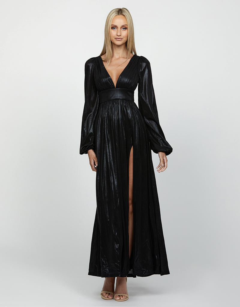 BILLY BLOUSON SLEEVE DRAPED MAXI BL60D12L