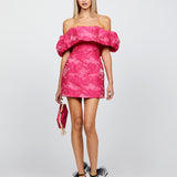 REAGAN OFF SHOULDER MINI DRESS BL63D02S