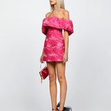 REAGAN OFF SHOULDER MINI DRESS BL63D02S