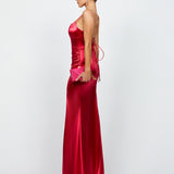 SKYLAR V NECK STRAPPY BACK MAXI BL66D13L