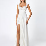 XANDRA LACE TRIM MAXI BL66D31L