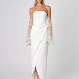 FELICITY SHEER SLEEVE MAXI SAMPLE BL66D33S