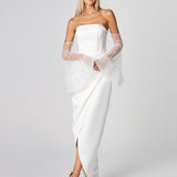 FELICITY SHEER SLEEVE MAXI SAMPLE BL66D33S