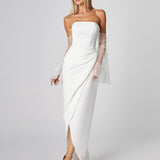 FELICITY SHEER SLEEVE MAXI SAMPLE BL66D33S