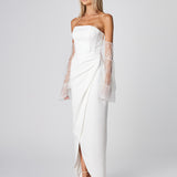 FELICITY SHEER SLEEVE MAXI SAMPLE BL66D33S