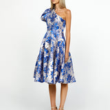 TALIA ONE SHOULDER DRESS BL67D03S