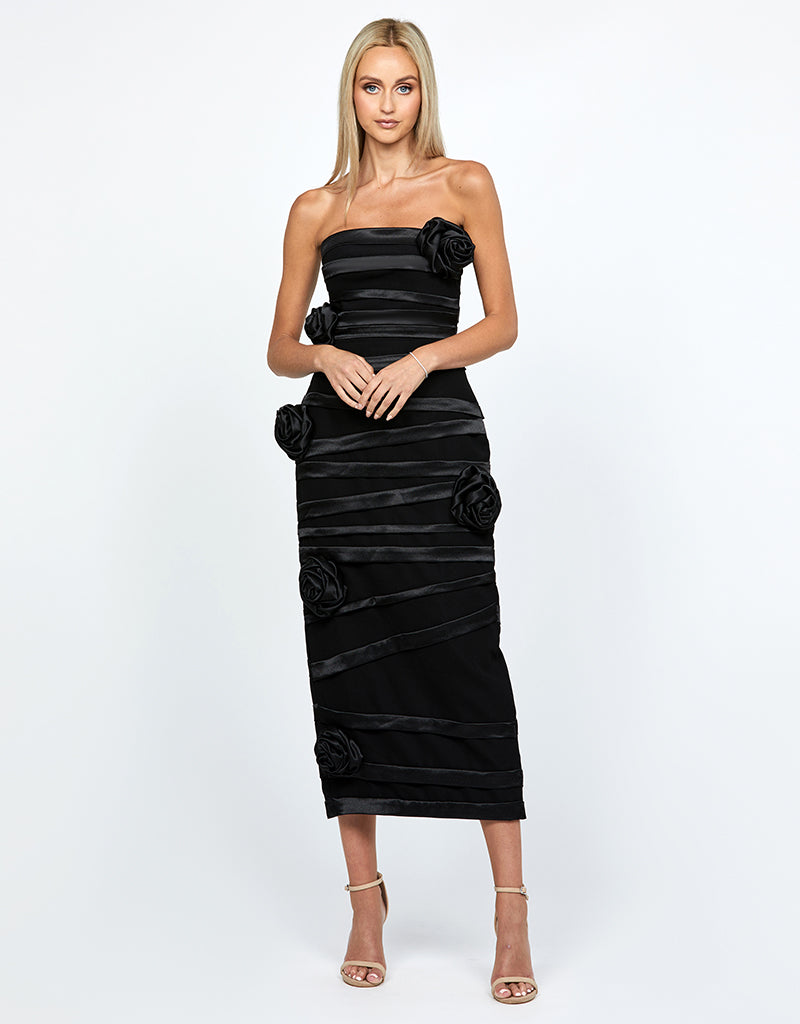 ICARIA STRAPLESS MIDI SAMPLE BL67D20S