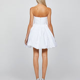 HALLE ROSE STRAPLESS MINI BL67D22S