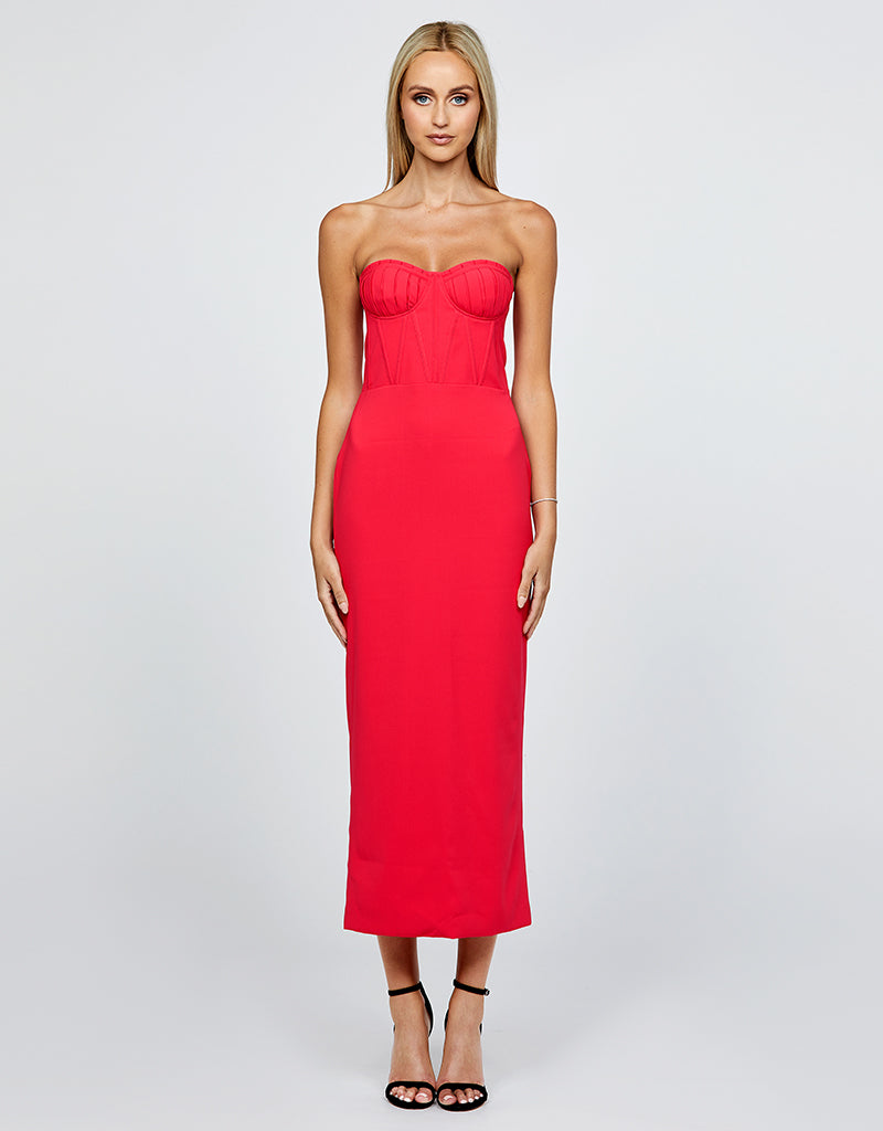 SAMPLE EVELINA STRAPLESS MIDAXI SAMPLE BL67D30S