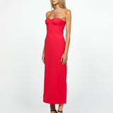 SAMPLE EVELINA STRAPLESS MIDAXI SAMPLE BL67D30S