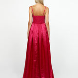 JANE PLEAT DETAIL MAXI BL67D31L
