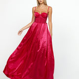 JANE PLEAT DETAIL MAXI BL67D31L