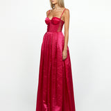 JANE PLEAT DETAIL MAXI BL67D31L