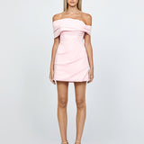SAMPLE CATRINA TUCKED OFF SHOULDER MINI BL67D33S