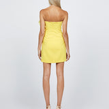 HELMAYA ONE SHOULDER ROSETTE MINI BL68D53S
