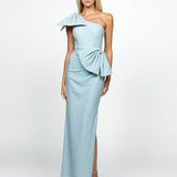 GUILLIA ONE SHOULDER BOW MAXI BL69D16L