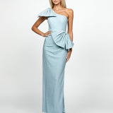 GUILLIA ONE SHOULDER BOW MAXI BL69D16L
