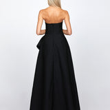 ZUZANNA STRAPLESS BOW MAXI BL71D04L