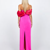 AZALEINE OFF SHOULDER COLUMN MAXI BL71D24L