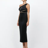 NARA ONE SHOULDER MIDI BL72D68S