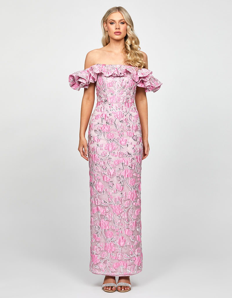 WILLA FRILL COLUMN MAXI BL73D19L