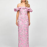 WILLA FRILL COLUMN MAXI BL73D19L