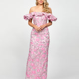 WILLA FRILL COLUMN MAXI BL73D19L