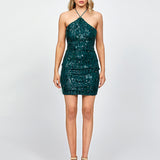ELORA FEATHER SEQUIN MINI BL73D25S