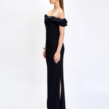 RUTH OFF SHOULDER MAXI BL74D19L