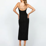 SAMPLE JOURNEY SHEER PANEL MIDI BL74D64S