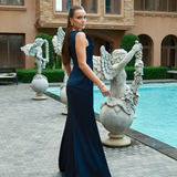 ADELYNN COWL NECK MAXI BL74D65L