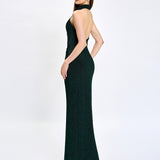 ALLIE HIGH NECK COWL MAXI BL75D01L