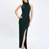 ALLIE HIGH NECK COWL MAXI BL75D01L