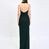 ALLIE HIGH NECK COWL MAXI BL75D01L