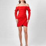 JUSTINE OFF SHOULDER MINI BL75D20S