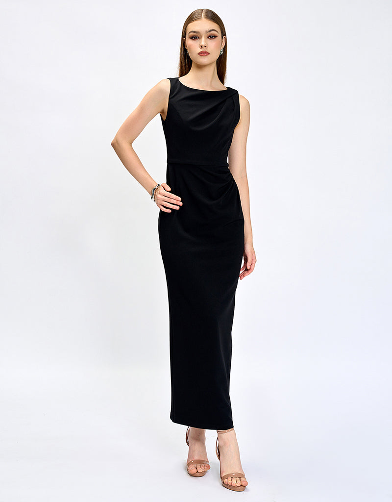 LIVIA HIGH NECK MIDAXI BL75D21L