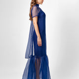 SALMA HIGH NECK SHEER MAXI SAMPLE BL75D24L