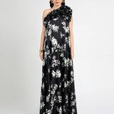 SOLAN ONE SHOULDER MAXI SAMPLE BL75D31L