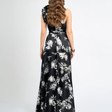 SOLAN ONE SHOULDER MAXI SAMPLE BL75D31L