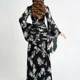 ZARIA RUCHED LONG SLEEVE MAXI SAMPLE BL75D34L