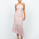 ZARIYAH ARROW NECK MIDI BL75D55S